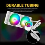 Ant Esports ICE-240 ARGB CPU Liquid Cooler (White) - Image 2