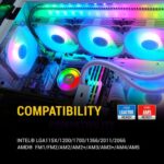 Ant Esports ICE-360 ARGB CPU Liquid Cooler (White) - Image 8