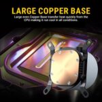 Ant Esports ICE-Infinite ARGB 360mm White CPU Liquid Cooler - Image 4