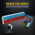 Ant Esports ICE-Infinite ARGB 360mm White CPU Liquid Cooler - Image 3