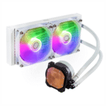 Cooler Master MasterLiquid 240L Core ARGB 240mm CPU Liquid Cooler (White) - Image 5
