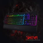 SHIVA K512- WIRED MEMBRANE KEYBOARD RGB BLACK - Image 6