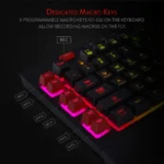 SHIVA K512- WIRED MEMBRANE KEYBOARD RGB BLACK - Image 5
