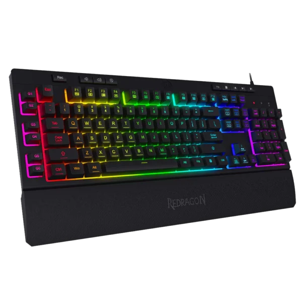 SHIVA K512- WIRED MEMBRANE KEYBOARD RGB BLACK