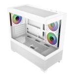 Cooler Master Elite 490 White ARGB M-ATX Mini Tower Case - Image 2