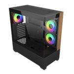 Cooler Master Elite 690 Wood ARGB ATX Mid Tower Case - Image 2
