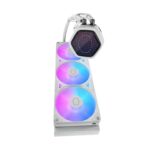 Cooler Master MasterLiquid Atmos II Pixel LED 360mm ARGB White CPU Liquid Cooler - Image 2