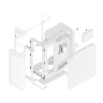 Hyte X50 Snow White E-ATX Mid Tower Case - Image 2