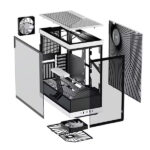 Hyte Y40 TG Black and White ATX Mid Tower Case - Image 2
