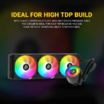 Ant Esports ICE-360 ARGB 360mm CPU Liquid Cooler (Black) - Image 2