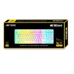 Ant Esports MK720 Pro V2 TKL White RGB Wireless Keyboard - Image 2