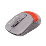 Fingers Exquisite Rangeela Series Pearl Grey and Orange Wireless Keyboard Mouse Combo - Image 2