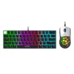 ANT ESPORTS Thunder 10 RGB Keyboard and Mouse Combo with Brown Switches