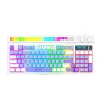 Ant Esports MK1900 RGB Gaming Keyboard with RGB Backlighting Volume Control Knob Macro Keys and Anti Ghosting Technology
