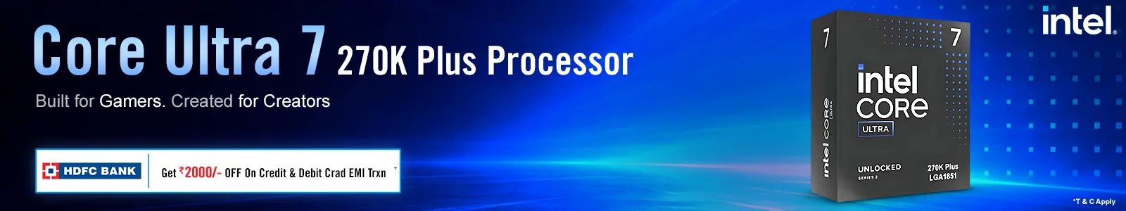 Intel Core Ultra 7 270K Plus Processor