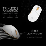 Cosmic Byte Ignis Tri-Mode White Wireless Gaming Mouse