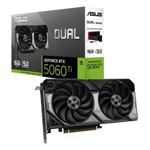 Asus Dual RTX 5060 Ti 16GB GDDR7 Graphics Card
